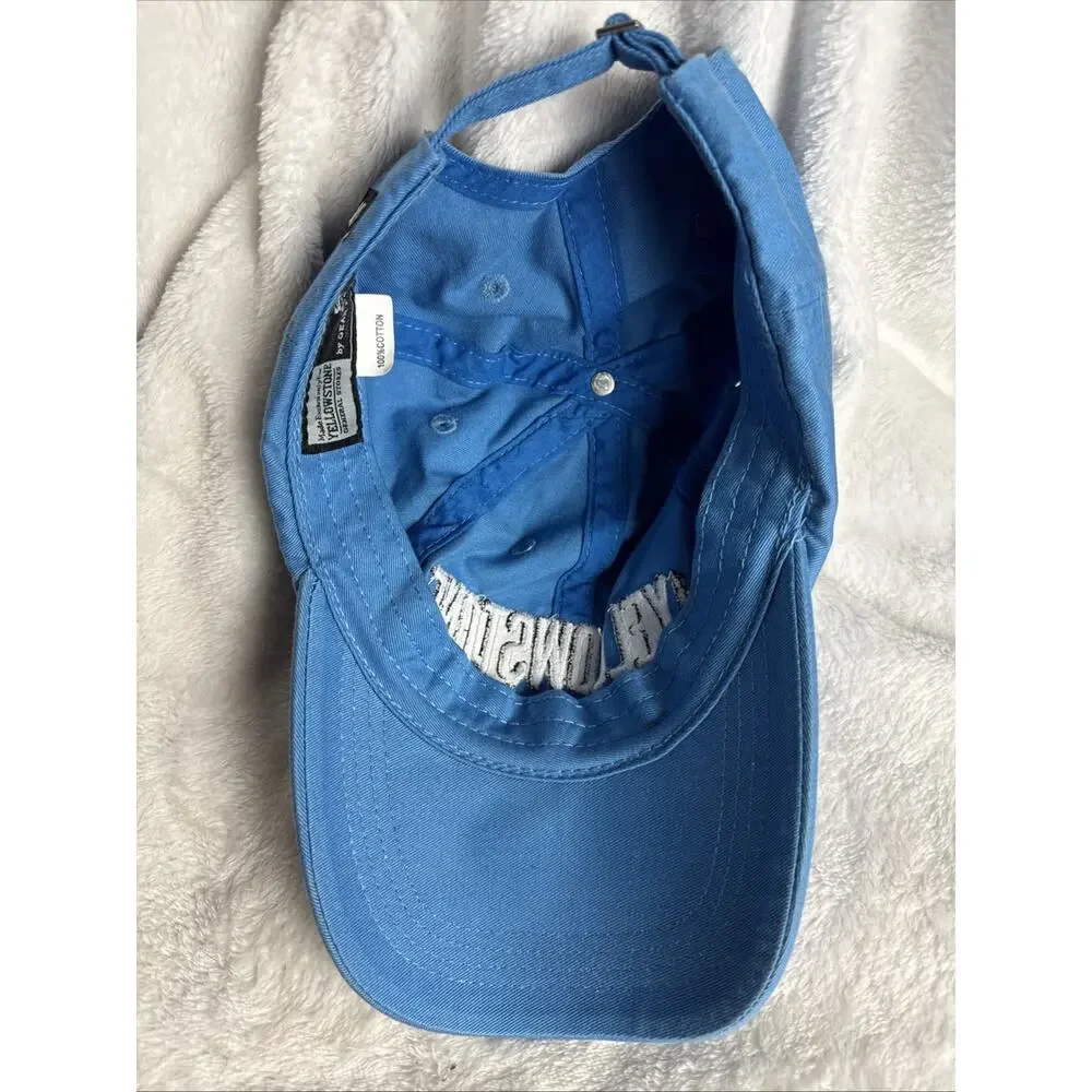Yellowstone General Stores Blue Hat Cap By Gear Adjustable Embroidered Elk